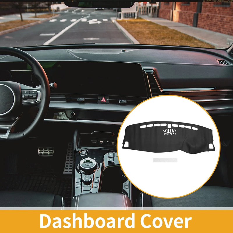 Kia Sportage (2016-2017) Black Anti-Slip Dashboard Cover Mat
