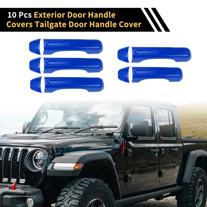 Jeep Gladiator JT Blue Door Tailgate Handle Cover (2020-2021)