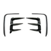 22-23 BMW X3 G01 LCI w / M-Sport Gloss Black Rear Bumper Vent Side Canard
