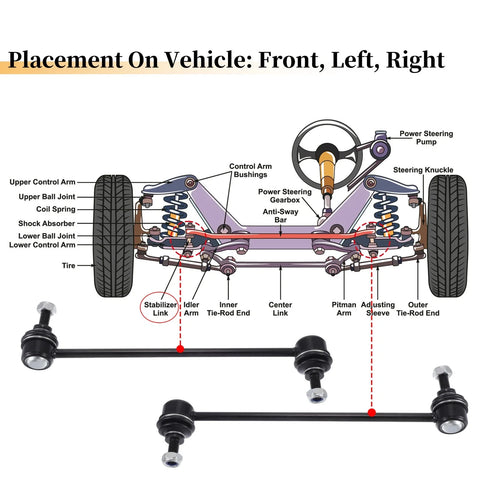 Chevrolet Aveo Aveo5 Front Stabilizer Sway Bar Link