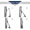 BMW X5 450mm Rear Windshield Wiper Arm Set (1999-2006)