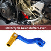 Kayo T2 Blue Gold Tone Folding Motorcycle Gear Shifter Lever