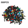 Cars 500pc Mixed Door Trim Panel Bumper Fender Retainer Push Rivet Clips
