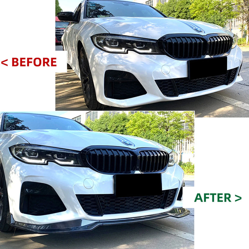 BMW 3 Series G20 320i 330i Front Bumper Spoiler Lip (2019-2022)