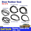 6x Weatherstrip Door Rubber Seal Windshield Fits Datsun Sunny 1200 B110 4D Sedan