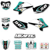 Yamaha TTR 50 (2006-2023) Bullet Sticker Kit Custom Graphics Full Kit