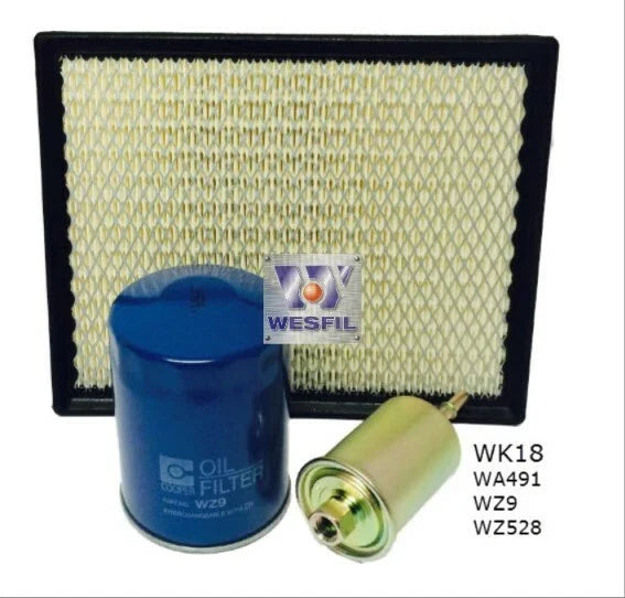 FORD FALCON AU AU2 AU3 4.0L 6CYL WESFIL FILTER SERVICE KIT (1998–2002)