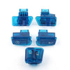 GY6 50-150cc 5Pcs Blue Turn Signal Headlight Ignition Horn Switch Caps