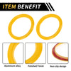 Jeep Wrangler JL AC Vent Dashboard Decoration Rings  Yellow (2018-2020)