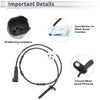 Chevrolet Equinox ABS Wheel Speed Sensor 1 x Front Left (2010 - 2017)