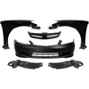 Bumper Cover Kit For 04-05 Honda Civic Front with Grille