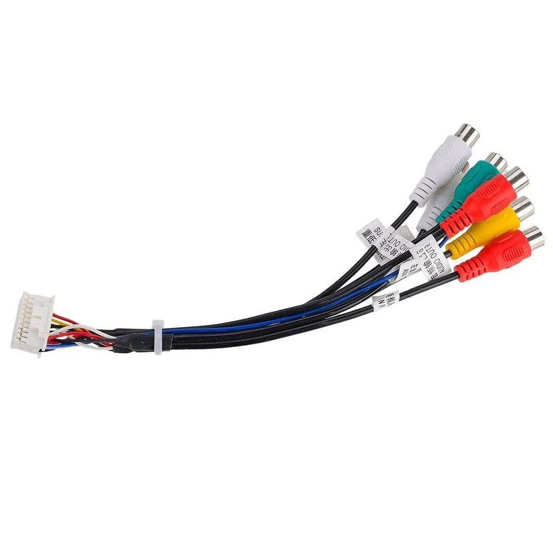 Pioneer AVH241EX, DMH130BT, DMH240EX 12Pin AV RCA Wire Harness