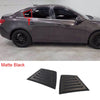 Chevy Cruze Limited Matte Black Side Vent Scoop Louver Trim (2010–2015)