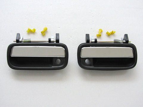 88-97 Toyota Hilux Mighty-X 4Runner Outer Door Handles Chrome (88-97)