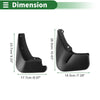 Ford Fiesta Saloon Mud Flaps Splash Guards (2013-2018)