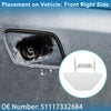 BMW 528i (2014-2016) White Front-Right Washer Nozzle Cover Cap