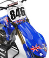 Yamaha YZF 250 (2019-2020) AUSSIE STYLE Decals Custom Graphic Kit