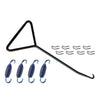 Motorcycle (A02) - All Blue Exhaust Pipe Muffler Mounting Springs