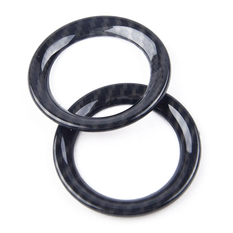 Jeep Grand Cherokee (2011-2023) Carbon Fiber Style 2 x Speaker Cover Rings