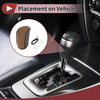 Dodge Journey (2011-2020) - Black Brown Faux Leather Car Gear Shift Knob Cover