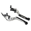 Daytona 675 Street Triple Silver Extendable Brake Clutch Levers (2006-2018)
