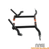 Harley FLHXS Saddlebag Bracket Guard Crash Bars & 4 x End Tube Sliders (2014)