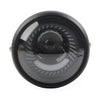 Motorcycle 5-3/4" Switchback White LED Halo DRL Angel Eye Headlight