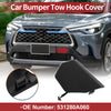 Toyota Corolla Cross (2022-2023) - Black 1 Pc Tow Hook Cover Cap