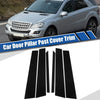 Mercedes-Benz M / ML-Class Glossy Black Car Door Window Pillar Post Covers