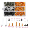 Motorcycle 198 PCS Gold Fairing Screws & Clamps Set