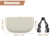 Ford Fusion Beige Iron Sun Visor Clip Retainers (2013-2016)
