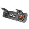 REDARC 50 Amp Anderson Plug USB 3.0 Cigarette Socket Flush Mount Plate