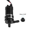 Honda Accord 2008-2015 (2 x) Black Windshield Washer Motor Pump