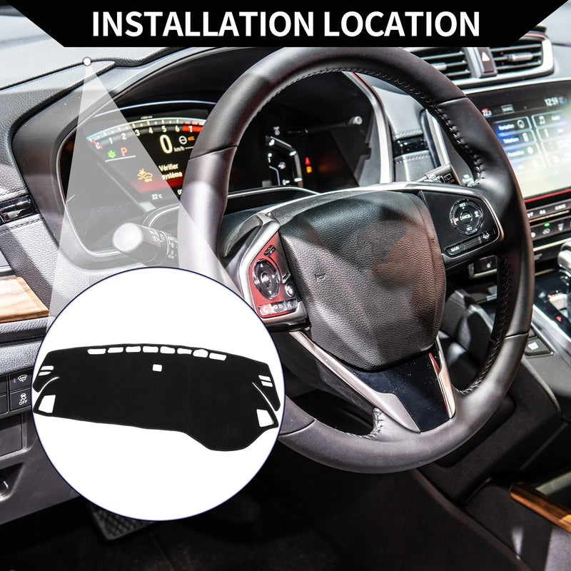 Honda Odyssey 2022-2024 Protector Black 1 Set Dashboard Cover Mat