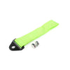 Universal Rear / Front Bumper - Green Racing Car Towing Strap Belt Hook