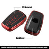 Toyota RAV4 Camry Corolla 4 Button Remote Key Fob Cover Case Red (2018-2022)