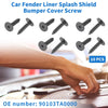 Honda Accord 10 Pcs Fender Liner Splash Shield Bumper Cover Screw
