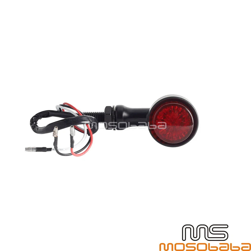 Universal Fit 10mm Black Bullet LED Turn Signal Lights