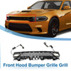 Dodge Charger Front Upper Hood Bumper Grille Plastic Grill (2015 - 2023)