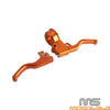 Harley Iron 883 Roadster Orange Handlebar Hand Brake Clutch Lever Kit (2014-2022)