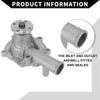 Dodge Challenger Conquest Water Pump with Gasket Kit (1983-1989)