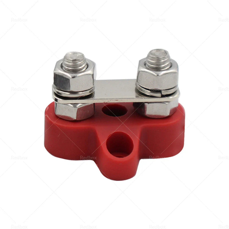 Car 1x 150A Bus Bar M8-M8 2 Post Terminal Block Positive Distribution