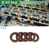 Make Model Oil Seal 30x47x7mm FKM Rubber High Pressure Brown 5 x