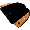 Ferrari 488 Pista Spider Beige Nappa Leather Car Mats (2019-2023)