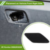 Porsche Cayenne 2011-2014 Washer Nozzle Cover (2 x Black Caps)