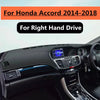 Honda Accord PU Leather Dashboard Cover (2014–2018)