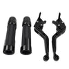 Thruxton / Street Cup Black Extendable Brake Clutch Lever Grip Set (2016-2023)