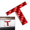 Car Badge - Window Door Wall Red Letter Decals Stickers Emblem