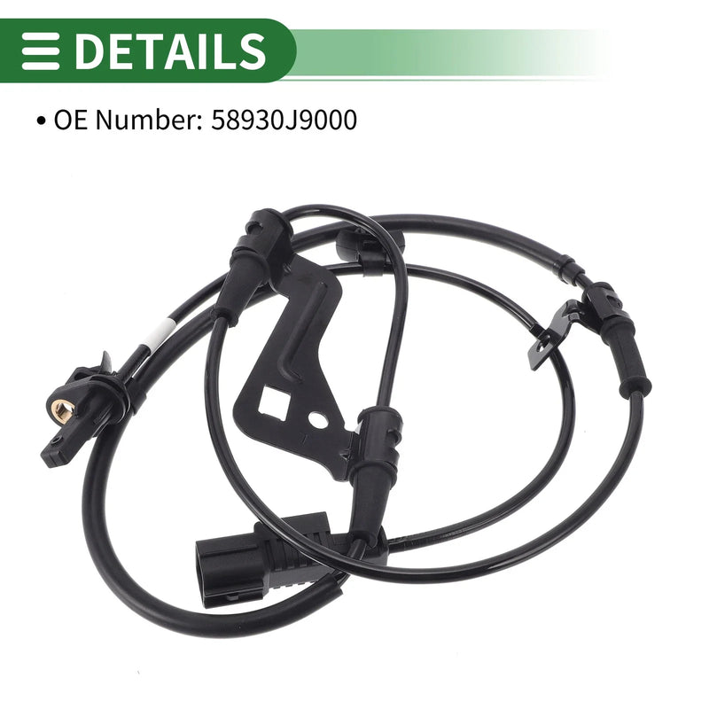 Hyundai Kona (2018-2023) 1 x Left Front Sensor ABS Wheel Speed Sensor