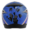 Kids - Shark Blue Yellow Gray Youth Full Face Motorcycle Helmet (M-XXL)